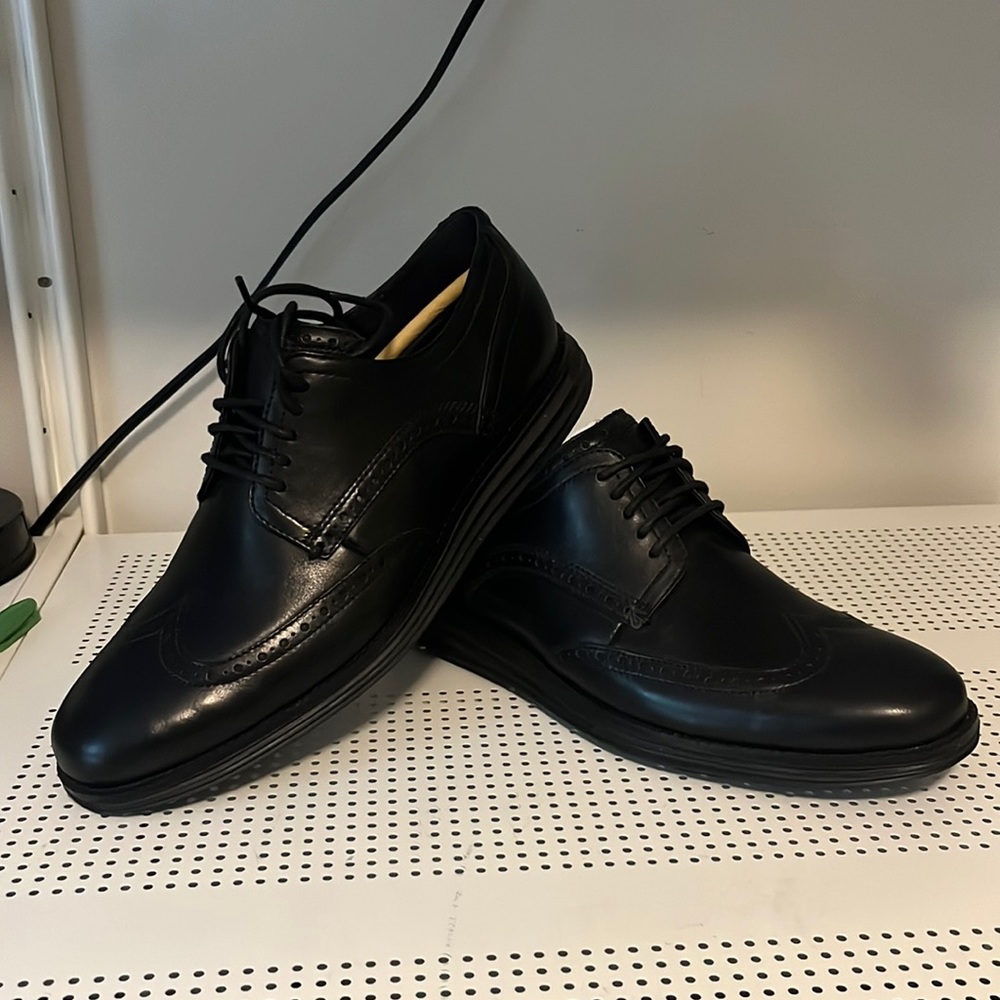 Cole Haan original grand brogue BLACK/BLACK 10 M